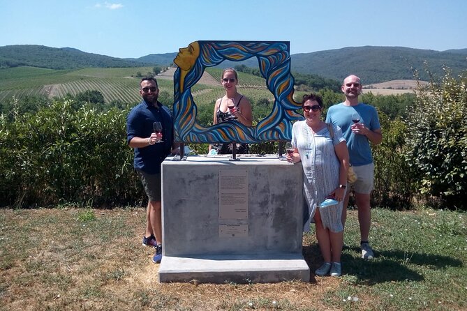 1-Hour Experience with Brunello. Visit to the Vineyard and Cellar - Art installations among the vines