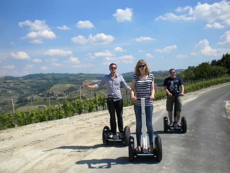Alba: Guided Segway Tour through Langhe Hills and Vineyards - The first 20 to 30 minutes: learning to glide