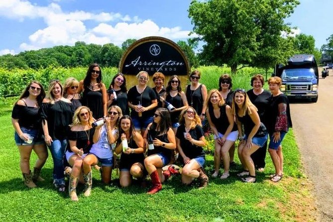 Arrington Vineyard Winery Round-Trip Shuttle Transportation from Nashville - Key points to know before booking