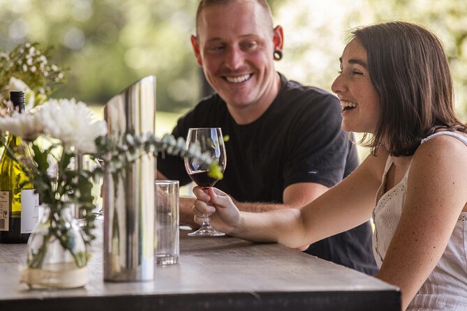 Audrey Wilkinson Vineyard - Sweet Indulgence Experience - The welcome glass and cellar door setting