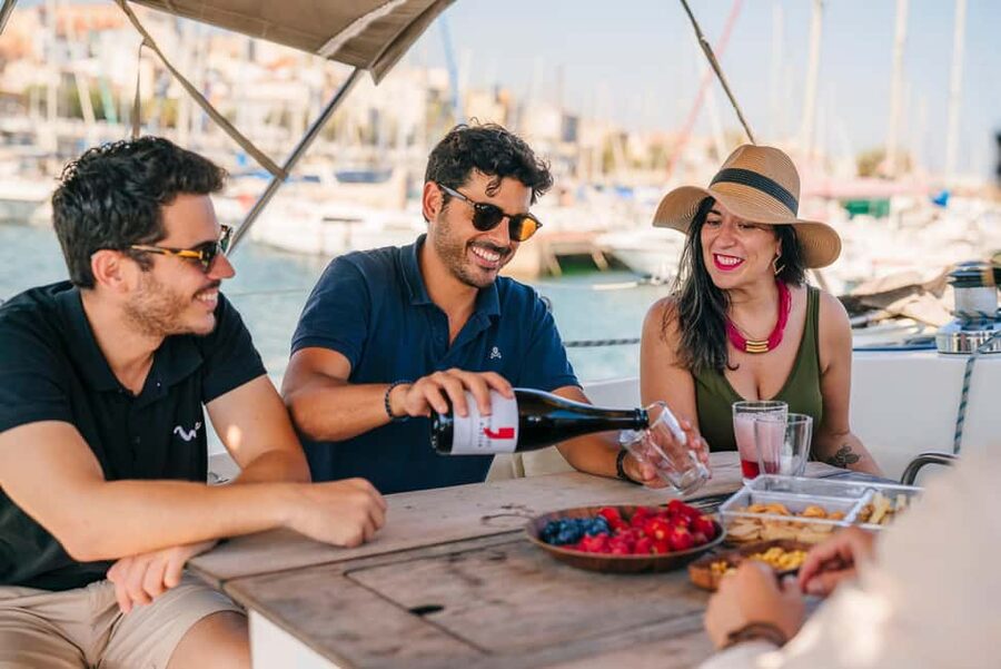 Barcelona: Sailing Cruise & Vineyard Tour with Wine Tasting - What rough water means for your day