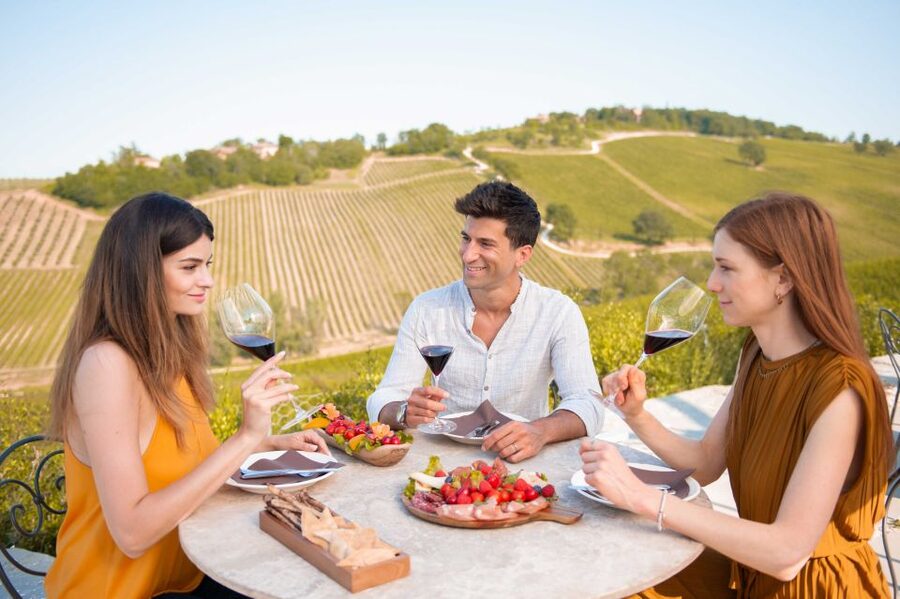 Bologna: Olive Grove and Vineyard Tour with Product Tastings - Wine tasting in the Varignana cellar