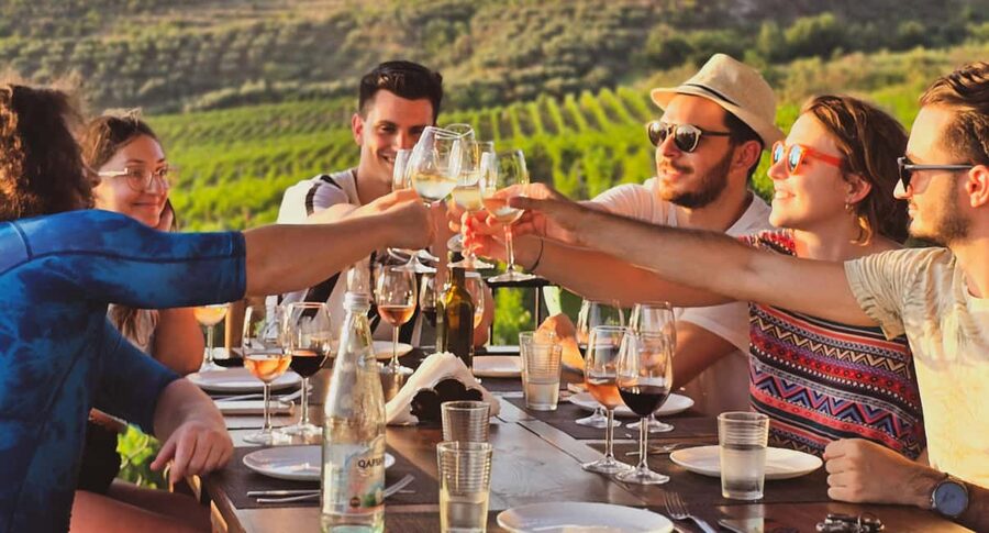 Durres Countryside Vineyards Wine Tasting & Food Pairing - Inside the bunker cellar
