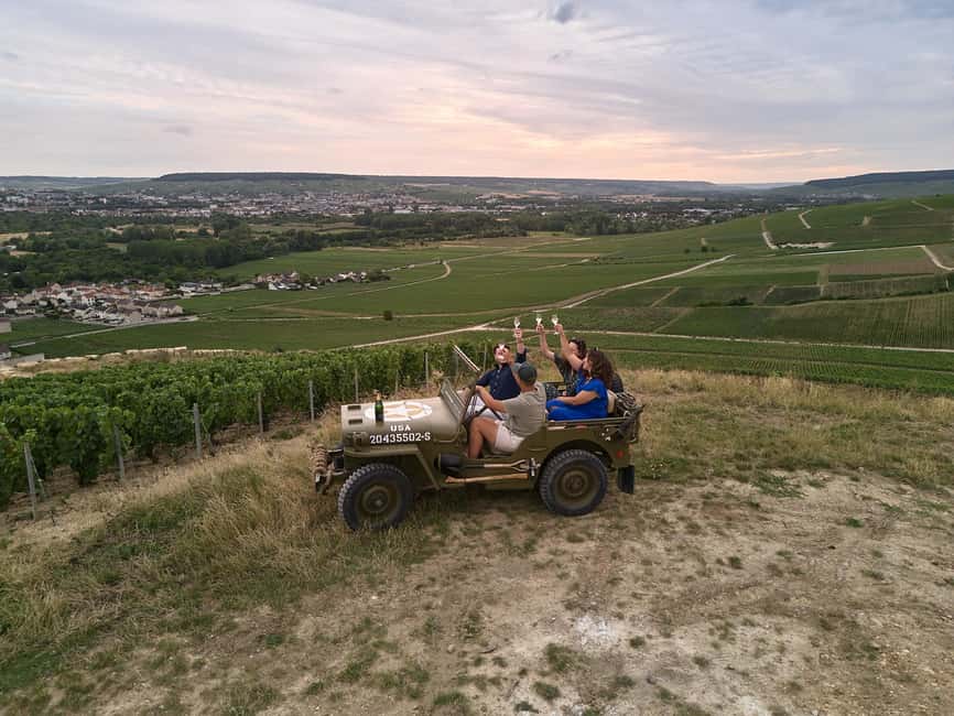 Epernay: Jeep tour of the vineyards with tasting and visits - The route through Epernay’s countryside