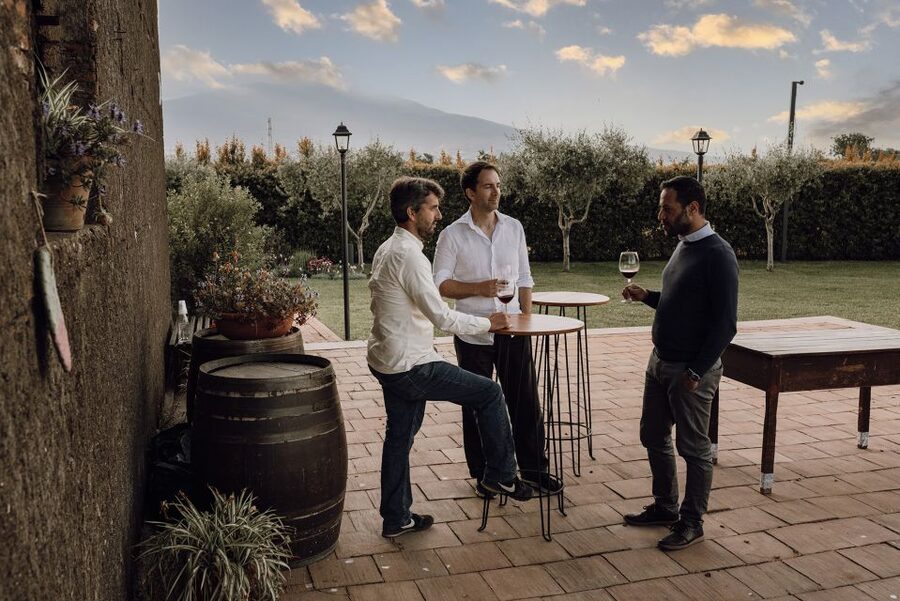 Etna Urban Winery, Vineyard Walk & Sunset Tasting Dinner - Chef Leonardo’s food pairings and main course