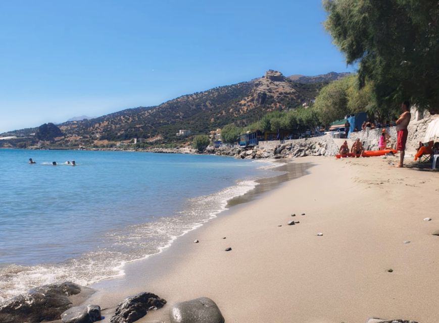From Heraklion: Matala Beach - Caves & winery Full Day tour - Crossing the Messara Valley