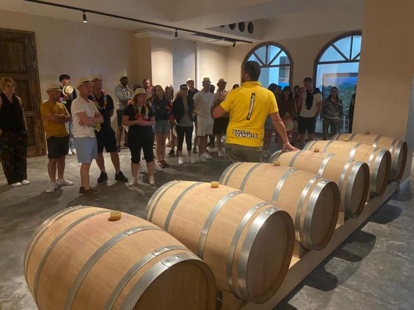 From Heraklion: Matala Beach - Caves & winery Full Day tour - Matala and the caves above the bay