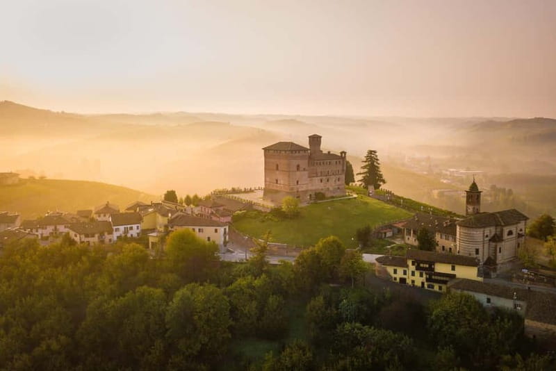From Milan: Langhe Wine Region Day Trip with Barolo Tasting - Grinzane Cavour Castle and the final vineyard view