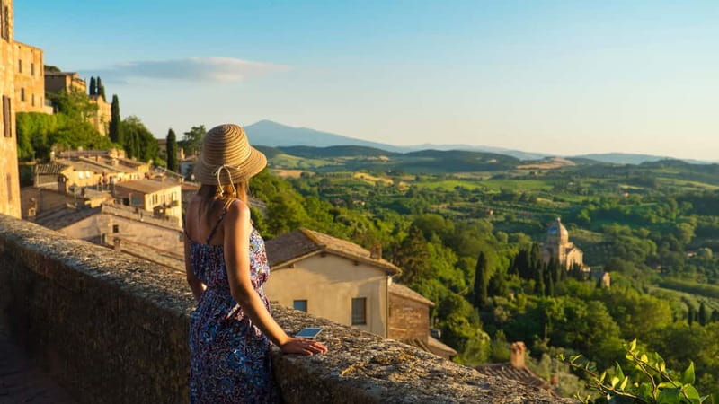 From Roma: Montepulciano and Montalcino, on the Wine Routes - Montepulciano, streets with a movie connection