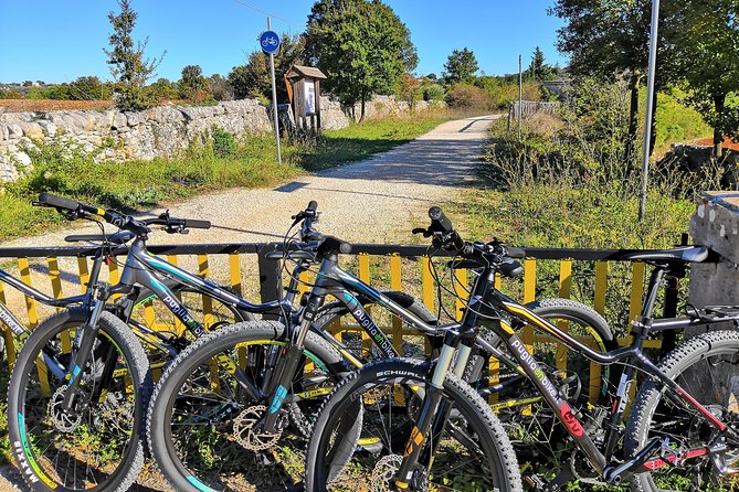 GPS tour with E-Bike on cycleroute of acqueduct Pugliese with wine tasting directly in vineyards - GPS guidance, bikes, and staff support