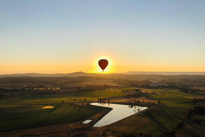 Hot Air Balloon Flight Brisbane with Vineyard Breakfast - Preparing for the balloon flight