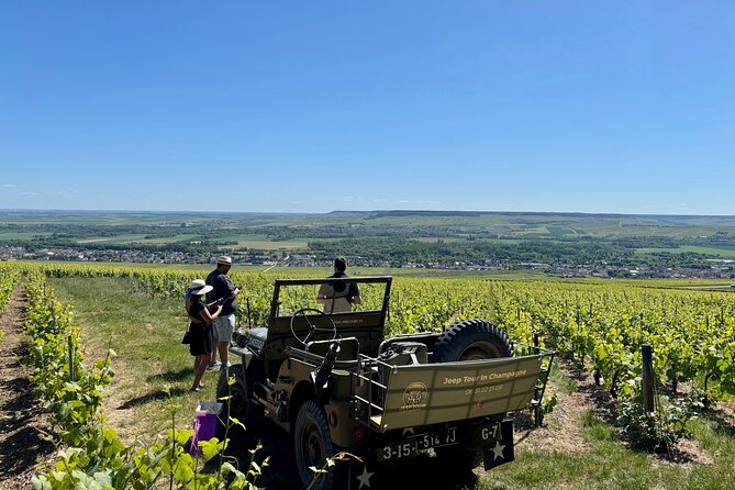 Jeep tour in the Champagne Vineyard with tasting - Starting around Épernay and its three valleys