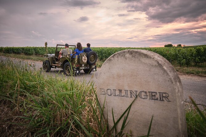 Jeep tour in the Champagne Vineyard with tasting - Timing, pickup, and comfort