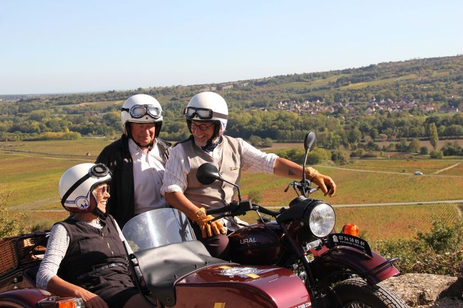 Meursault: Tour of the Vineyards on Motorbike with Sidecar - Blagny, Gamay, and Saint-Aubin by back road
