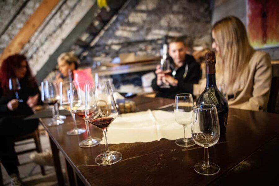 Mezzocorona: Teroldego Vineyard Tour and Wine Tasting - The short walk from the shop to the vines
