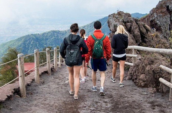 Mt. Vesuvius Tour from Naples with Lunch at a Vineyard Included - Walking up the volcano