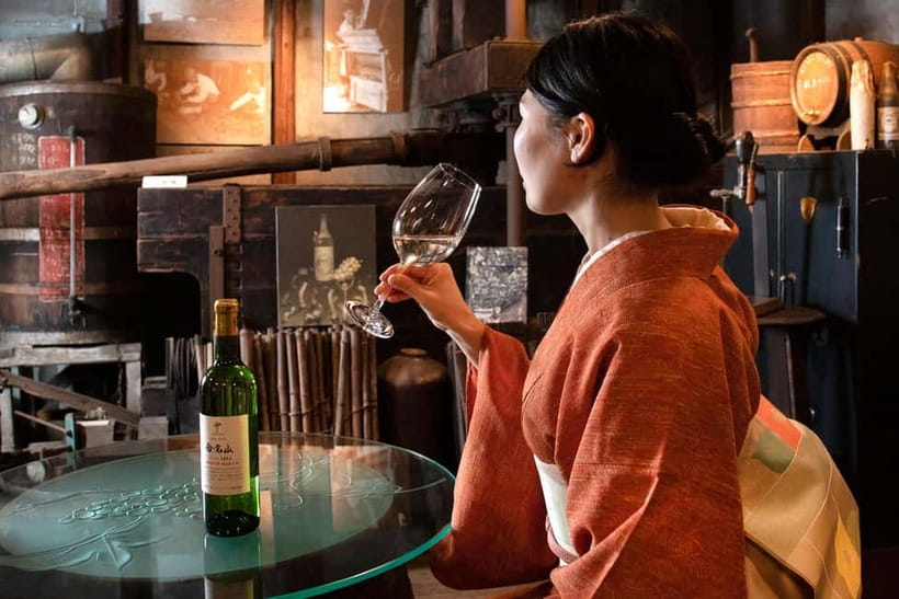 Osaka Winery Tour with Wine Tasting & Vineyard Walk - Inside the century-old aging cellar