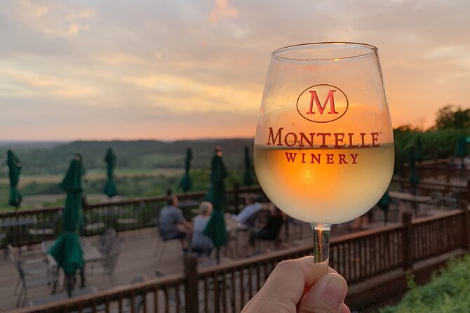 Private Day Trip to Missouri Wine Country - Augusta Winery connects the tasting room to the river valley