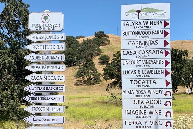 Private Santa Barbara Wine Country Vineyards & Villages Tour - Lunch is flexible, but bring a plan