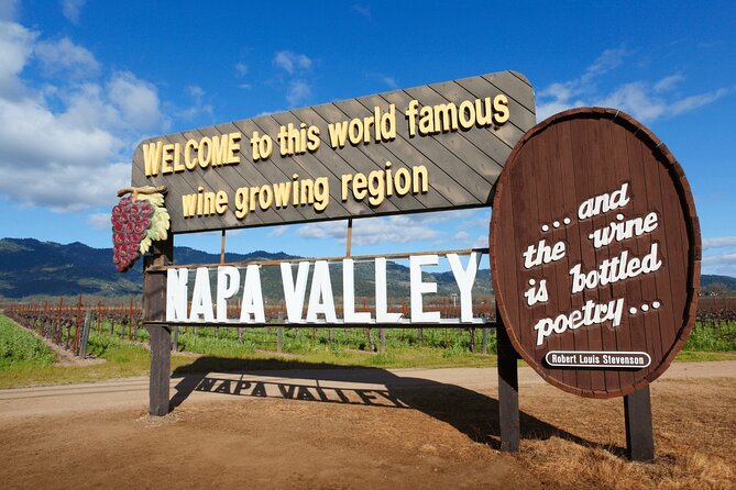 Private Tour: Napa and Sonoma Wine Country - From San Francisco to the Golden Gate viewpoint
