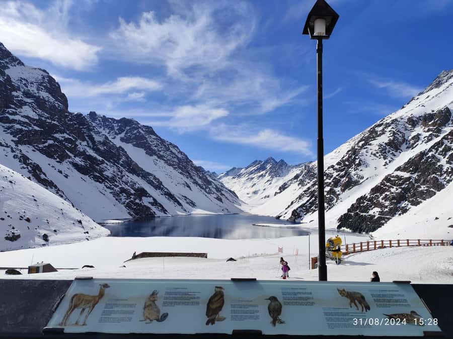 Santiago: Inca Lagoon Tour with Local Vineyard and Tasting - Viña San Esteban and a local glass of wine