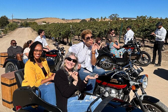 Scenic Sidecar Vineyard Adventure San Luis Obispo - Forty-five minutes through the vineyard area