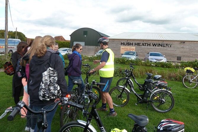 Self-Guided Electric Bike Tour to vineyards and castles in Kent - Starting at Headcorn Aerodrome