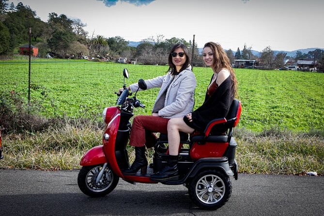 Sonoma Wine Country Electric Trike Tour - 5 hours - Why an electric trike works so well in Sonoma