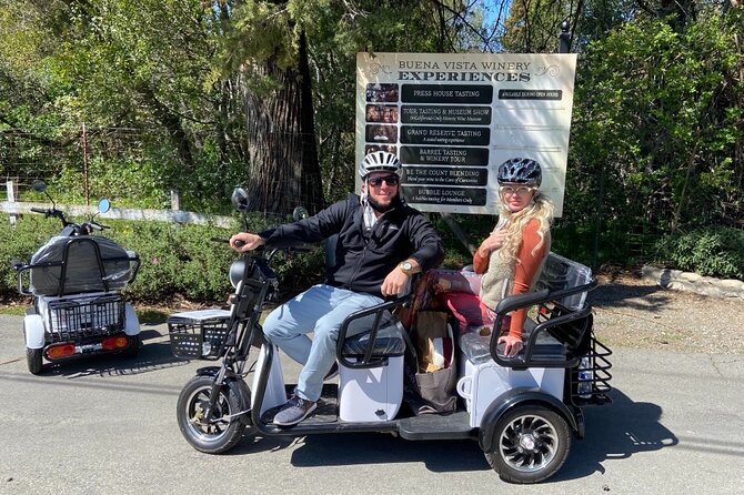 Sonoma Wine Country Electric Trike Tour - 5 hours - Cheese at Vella Cheese Company