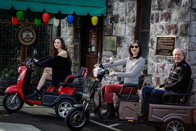 Sonoma Wine Country Electric Trike Tour - 5 hours - Winery time, with changing destinations