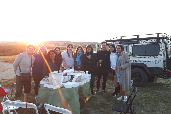 Sunset and champagne tasting in the vineyards - What you see around Sacy and Chamery
