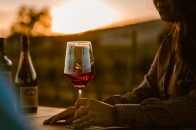 Sunset at the Vineyards Sidecar Wine Adventure Paso Robles