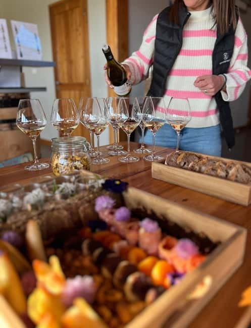 Tain l'Hermitage: Visit two wine estates and a Wine & Food Workshop - Riding through the vineyards in a small van