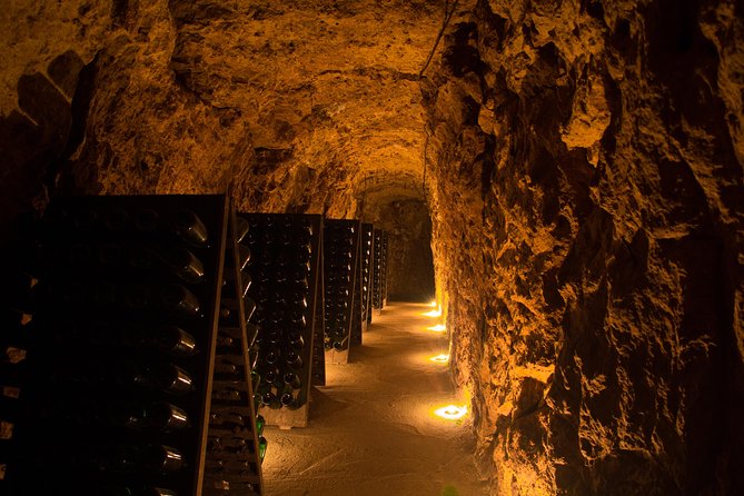 Tour of a Vineyard, Winery & Cellar with Wine Tasting in Vouvray, Loire Valley - Entering the rock-hewn wine cellar