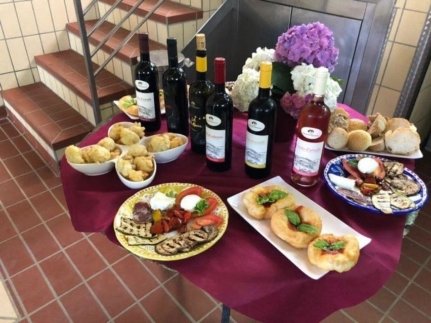Tramonti: Vineyard & Winery Tour with Tasting & Appetizers - What the $106 price gets you