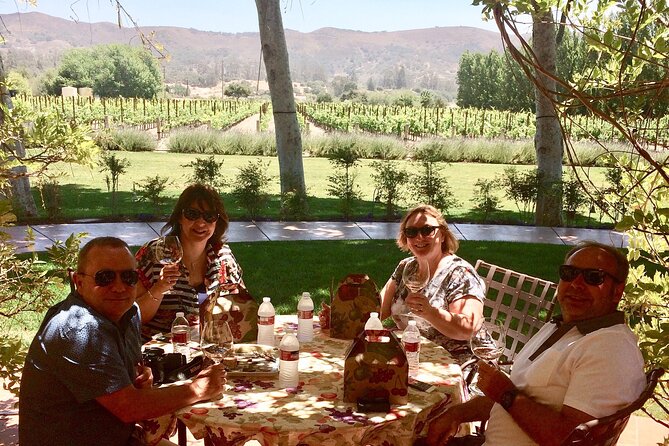Unique Santa Barbara Wine Country Private Wine Tours and Tastings - Lunch, water, and the practical comforts