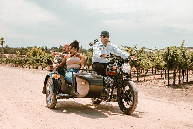 Vineyard Rides Paso Robles Sidecar Wine Adventure - Who will enjoy this most