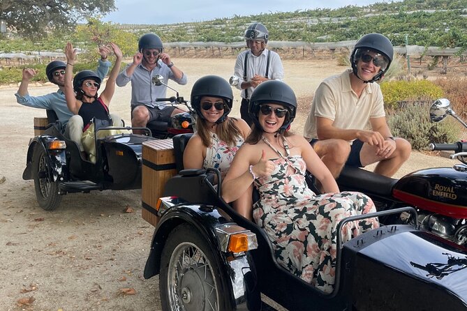 Vineyard Rides San Luis Obispo Sidecar Wine Adventure - Starting at Wolff Vineyards on Orcutt Road