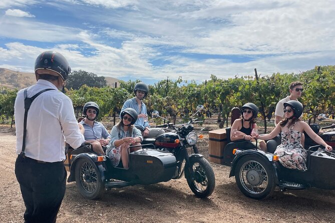 Vineyard Rides San Luis Obispo Sidecar Wine Adventure - The 45-minute ride through wine country