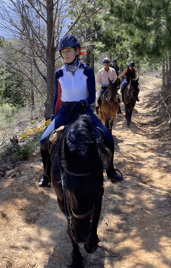 Vrede en Lust Wine Estate: 2H Horse Trail - Entering the lower mountain fynbos