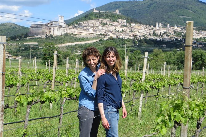 Wine tasting and walk in the Vineyard of Assisi - Why the food pairing adds real value