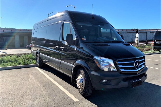 Winery and Vineyard Transportation in Executive Style Mercedes-Benz Sprinter - A private ride through Napa Valley without the driving duty