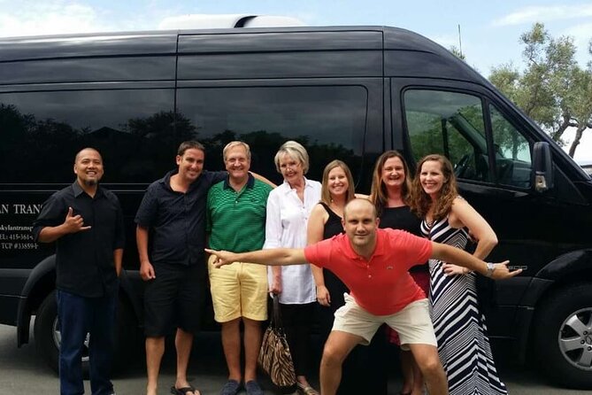 Winery and Vineyard Transportation in Executive Style Mercedes-Benz Sprinter - How the pickup and first hour work