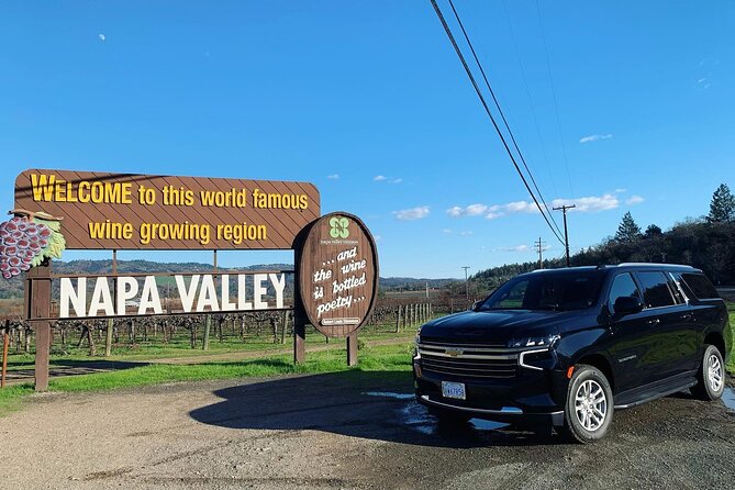 Winery and Vineyard Transportation in Luxury Full Size Black SUV - Key points for planning your wine-country day
