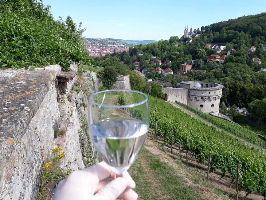 Wuerzburg: Vineyard rally with wine tasting and group dynamics - Wine, games, and Würzburg from above